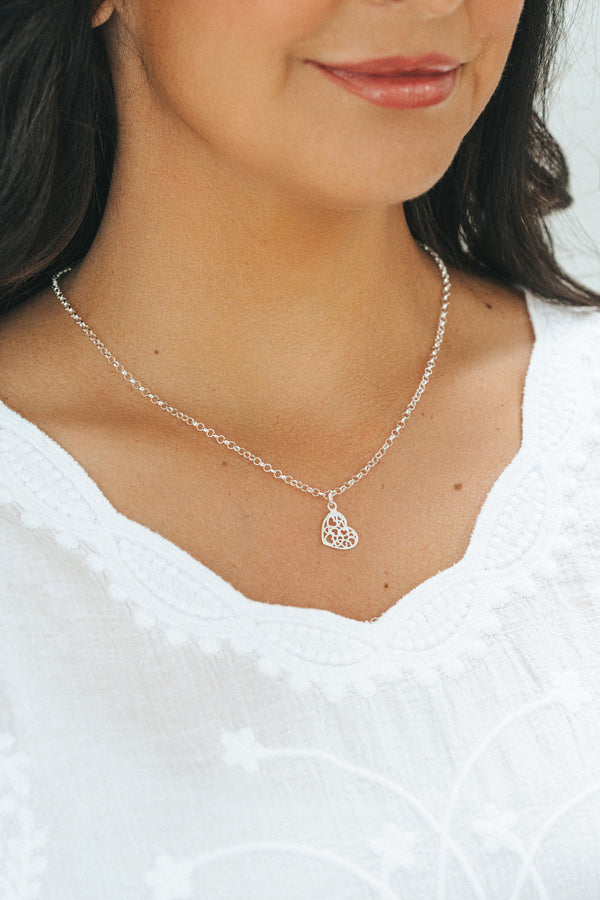 Aurora Heart Necklace