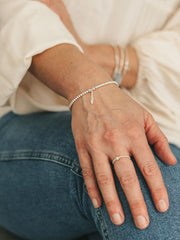 Faith Feather Bracelet