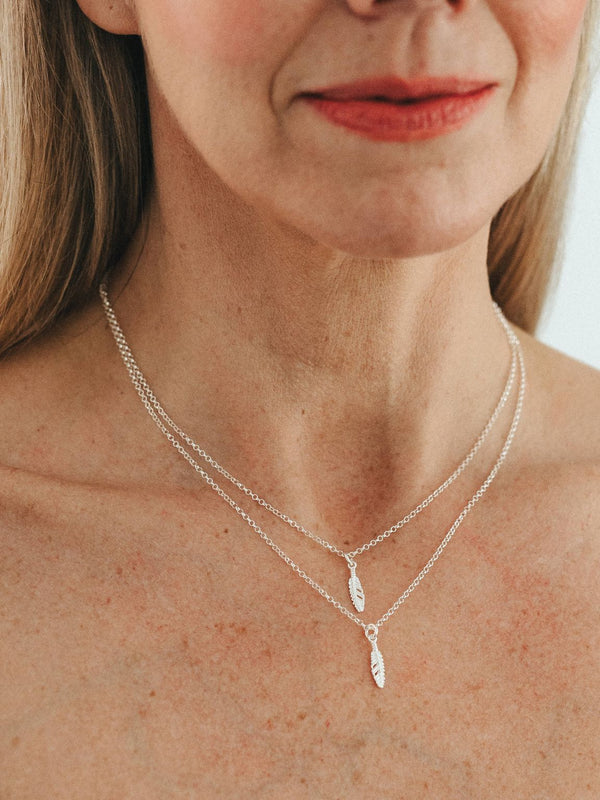 Faith Feather Necklace