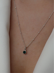 Emerald May Birthstone Necklace