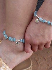 Shell Aqua Marine Anklet