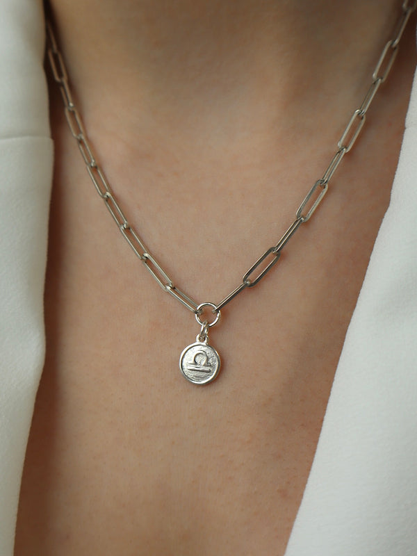 Libra Paper Chain Necklace