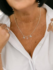 Sparkle Letter Necklace