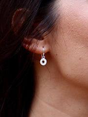 Sparkle Halo Hanging Earrings