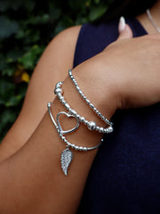Angel Love Bracelet Stack