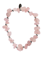 Cici Rose Quartz Chip Bracelet