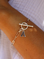 Letter Paper Chain Bracelet