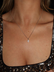 Sparkle Cross Pendant Necklace