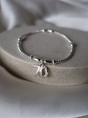 70th Birthday Bracelet