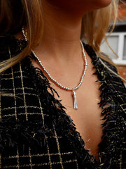 Bianca Beaded Tassel Necklace