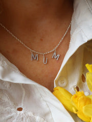 Sparkle Letter Necklace