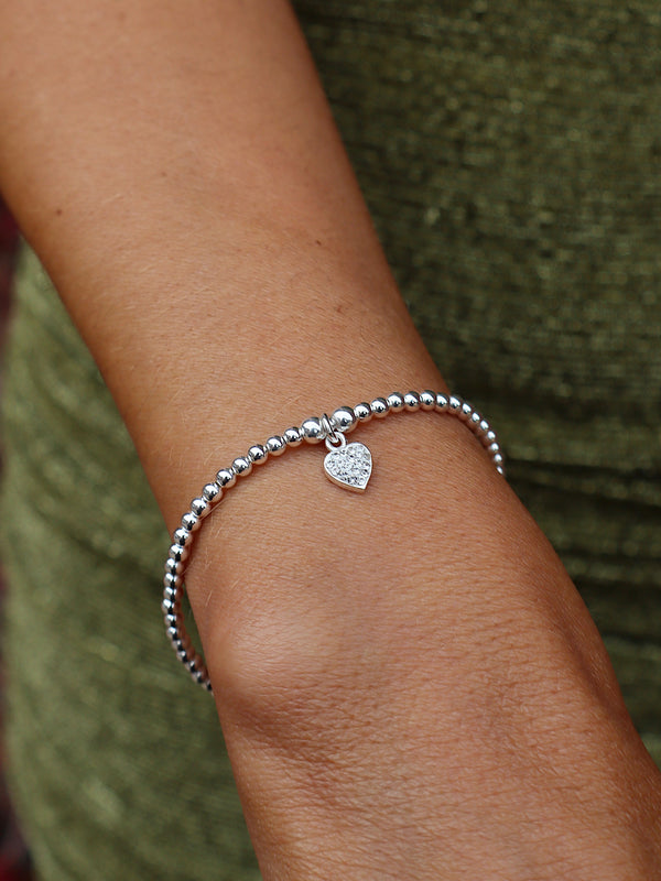 Sparkle Heart Bracelet