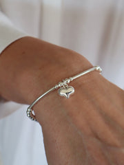 Halle Heart Tube Bracelet