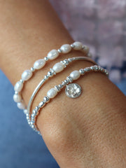 Pippa Pearl Flower Stack