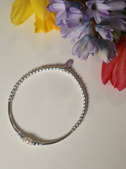 Pippa Pearl Tube Bracelet