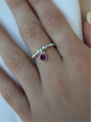 Amethyst February Birthstone Ring