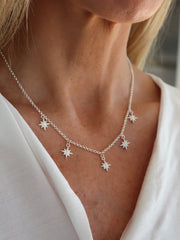 5 Sparkle North Star Necklace