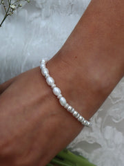 Pippa Half Pearl Bracelet