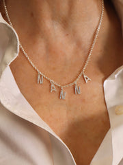 Sparkle Letter Necklace