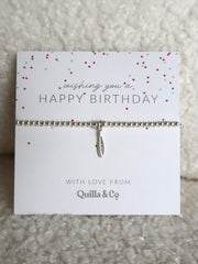 Faith Feather Bracelet