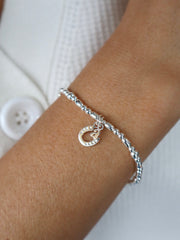 Horseshoe Letter Bracelet