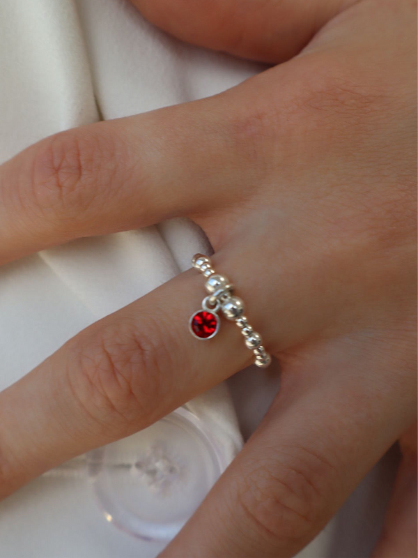Ruby July Birthstone Ring