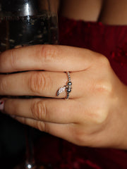 Sparkle Angel Wing Ring