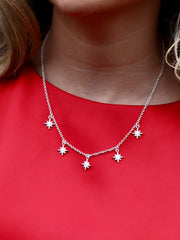 5 Sparkle North Star Necklace