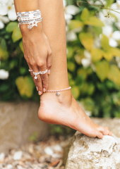 Cassie Pink Create Your Own Anklet