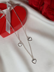 Annie 3 Love Heart Necklace