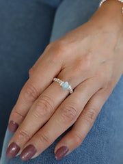 Aqua Marine Ring