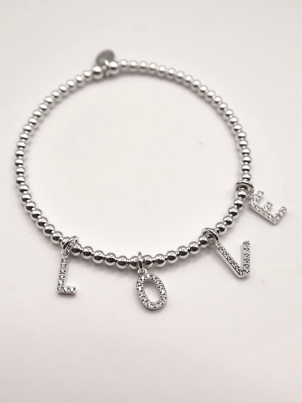 Sparkle Letter Bracelet