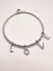 Sparkle Letter Bracelet