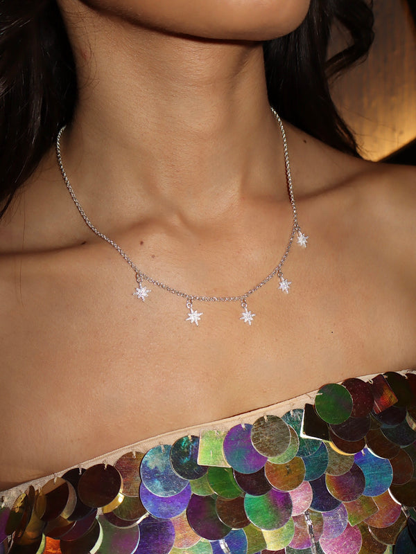 5 Sparkle North Star Necklace