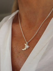 Moon Star Necklace