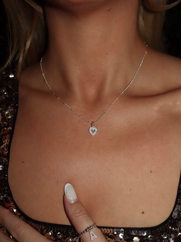 Sparkle Sweet Heart Necklace