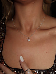 Sparkle Sweet Heart Necklace