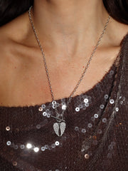 Davina Double Angel Wing Necklace
