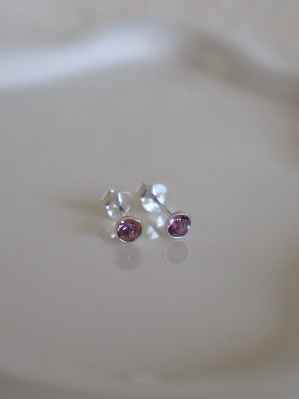 Alexandrite June Birthstone Stud Earrings