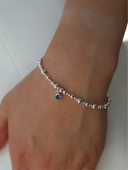 Sapphire September Birthstone Bracelet