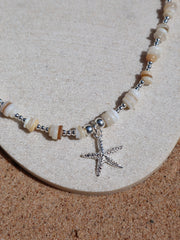 Star Fish Flat Bead Anklet