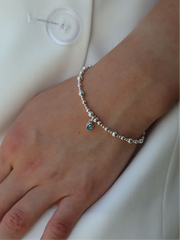 Aquamarine March Birthstone Bracelet