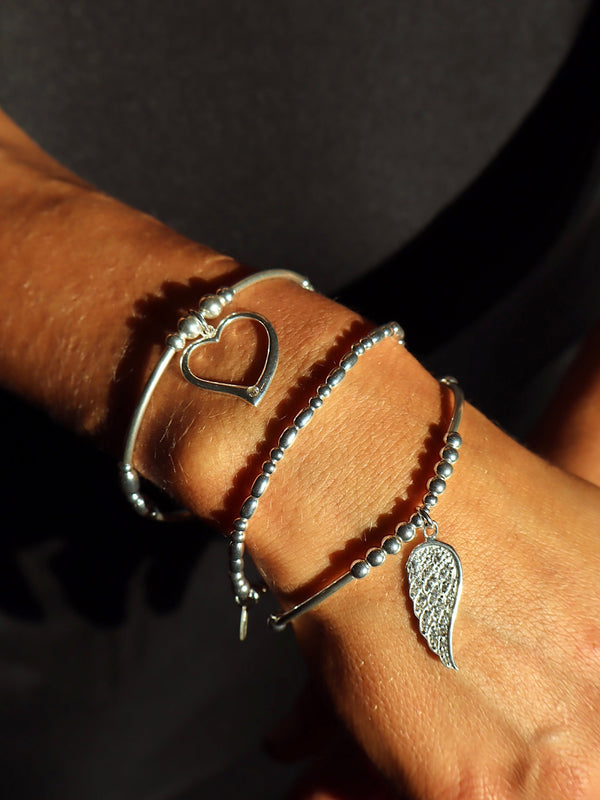 Angel Love Bracelet Stack