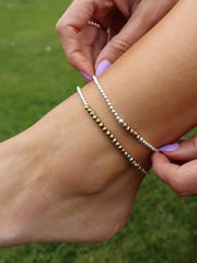 Golden Anklet Stack