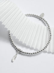 Faith Feather Bracelet