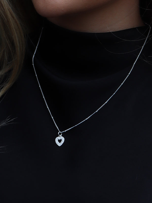 Sparkle Sweet Heart Necklace