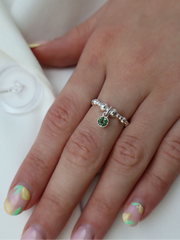 Peridot August Birthstone Ring