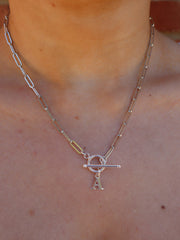 Letter Paper Chain Necklace