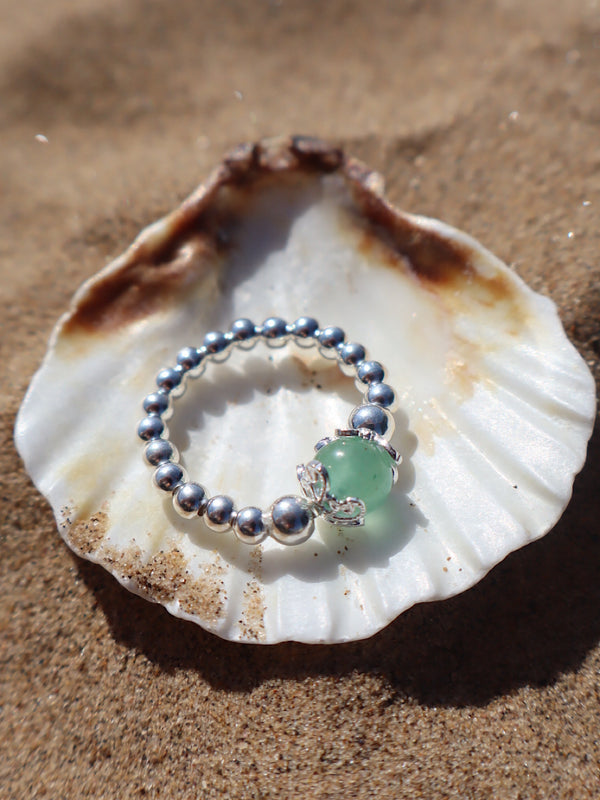 Filigree Aventurine Ring