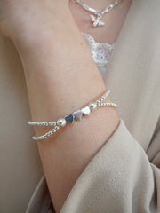 Triple Heart Twist Bracelet
